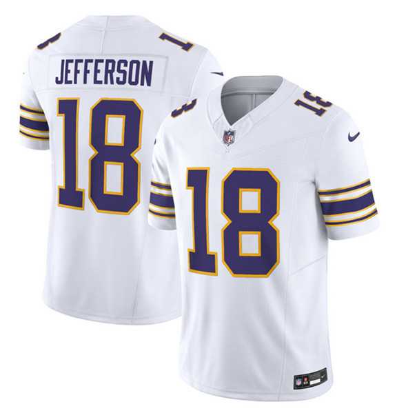 Men & Women & Youth Minnesota Vikings #18 Justin Jefferson White 2023 F.U.S.E. Vapor Untouchable Stitched Jersey,We sell and wholesale Men & Women & Youth Minnesota Vikings #18 Justin Jefferson White 2023 F.U.S.E. Vapor Untouchable Stitched Jersey on line form chian!